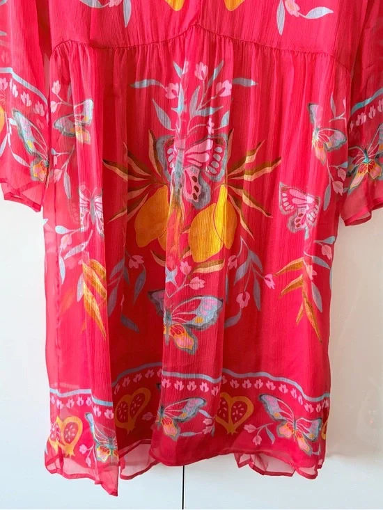 Johnny Was Barbara Silk Mini Dress - Picture 5 of 12